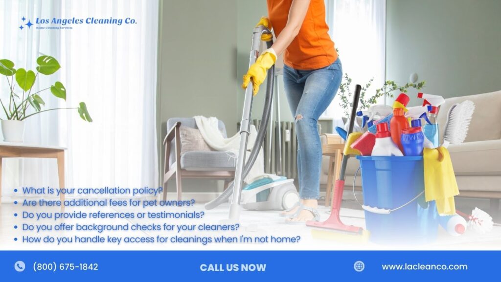 Questions to Ask Potential House Cleaning Services