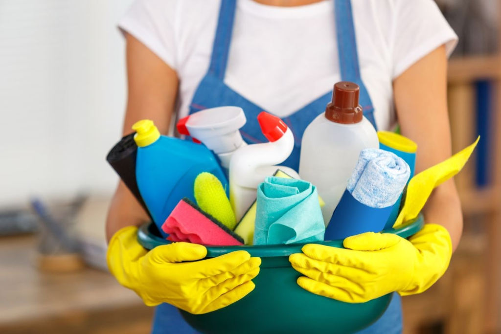 Cleaning materials for deep clean