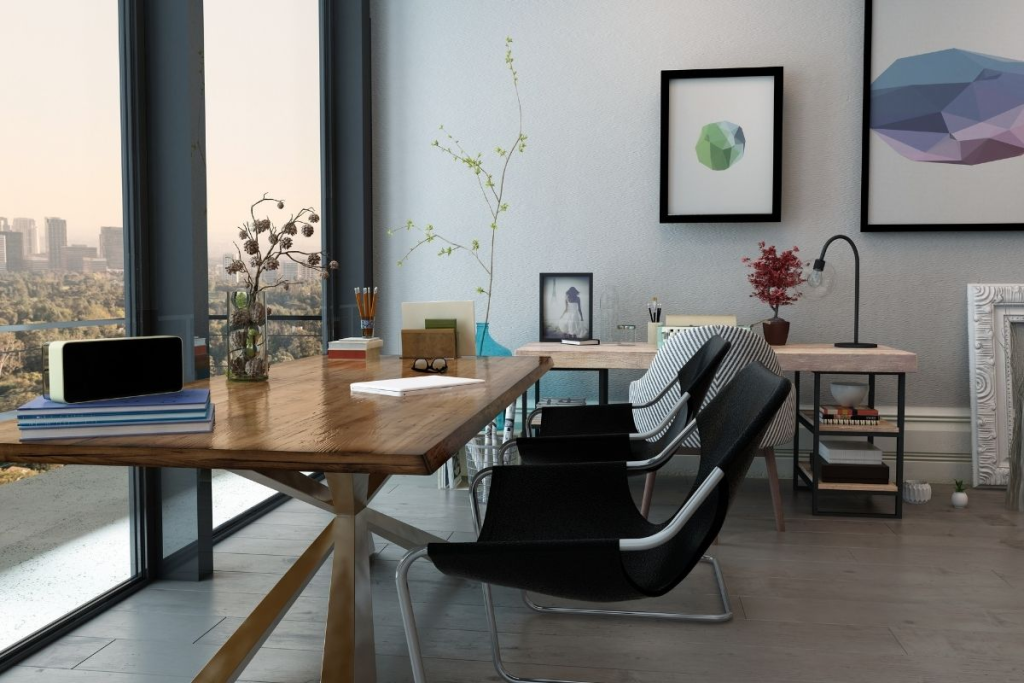 professional cleaners cleaning a condo