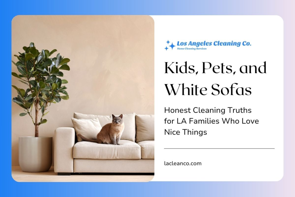 Honest Cleaning Truths for LA Families Banner
