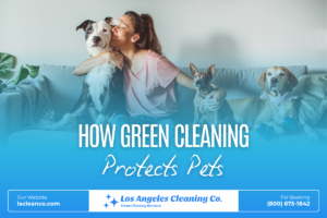 How green cleaning protects pets